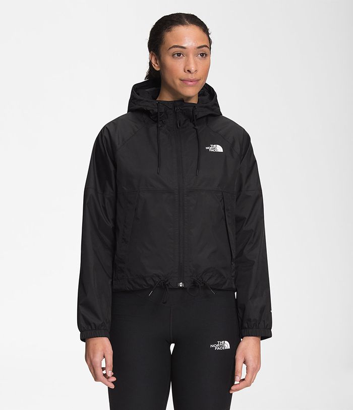 The North Face Womens Rain Jacket Antora Hoodie 152KBXTLZ - Black